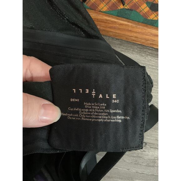 NEW ELL -ALE Bra Semi Sheer Underwire Size 34C - Picture 9 of 9